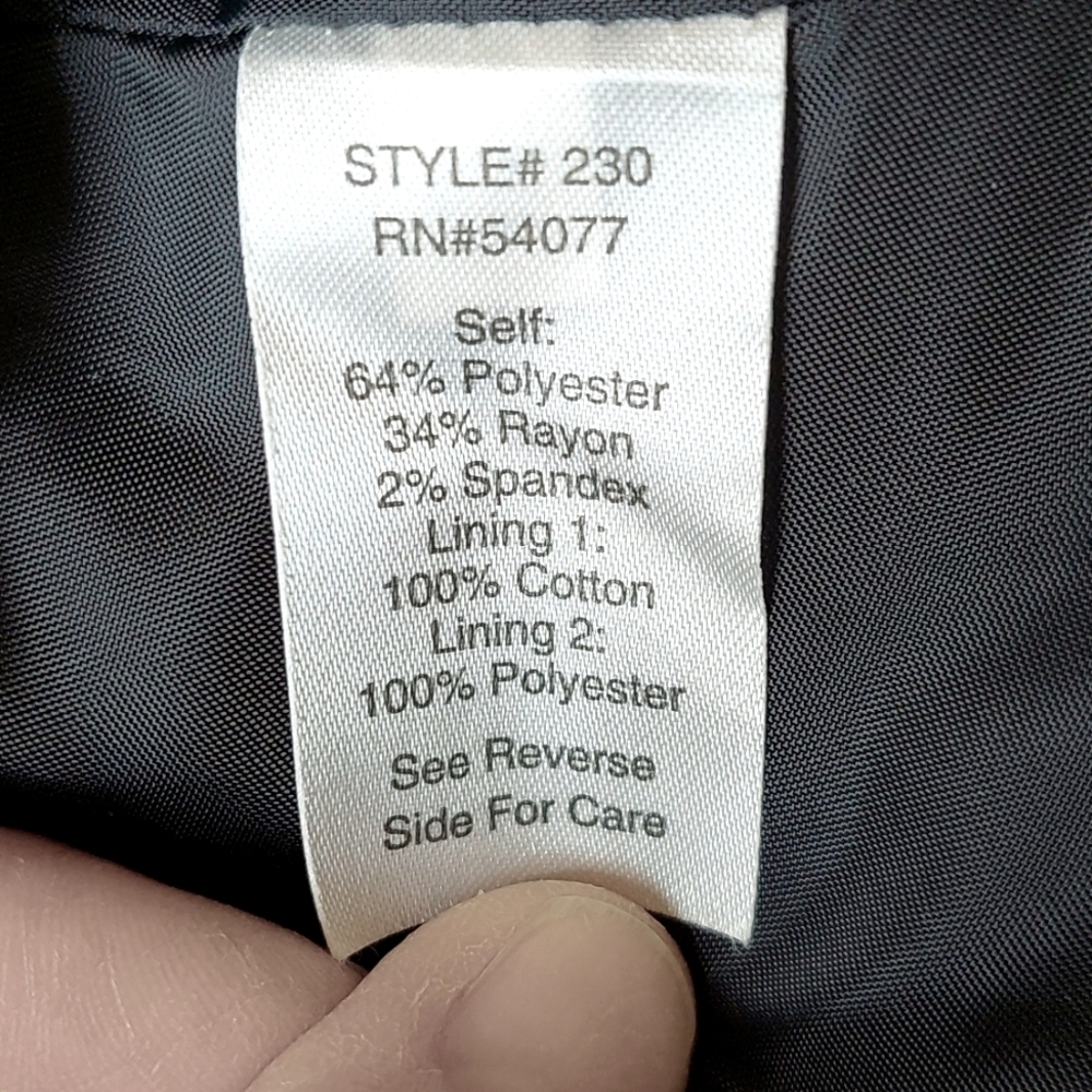CAbi 3/4 Sleeve Dark Blue Suit Jacket - Picture 5 of 9